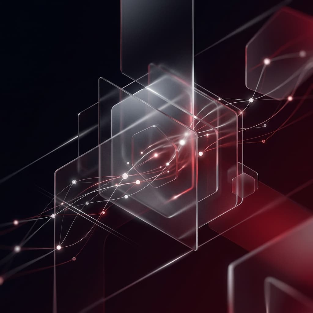 Generative Glassmorphism Background